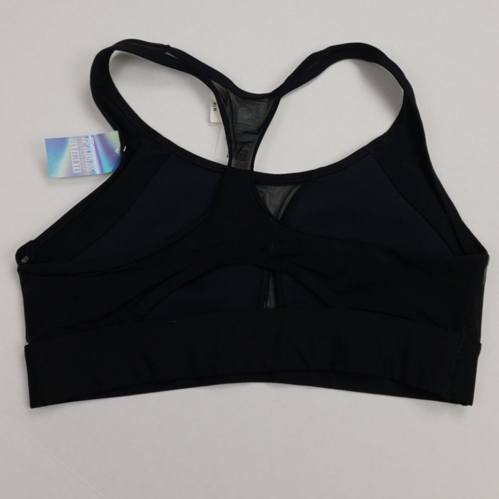 PINK Victoria's Secret Ultimate Unlined Sports Bra Black Size M NWT - Picture 4 of 8